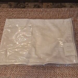 6 Placemats - Threshold 14x19" Neutral Cotton/Polyester New In Package